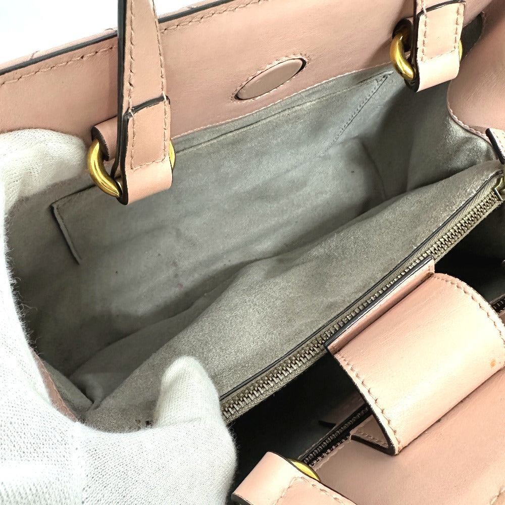 GUCCI Handbag 448054 leather pink GG Marmont