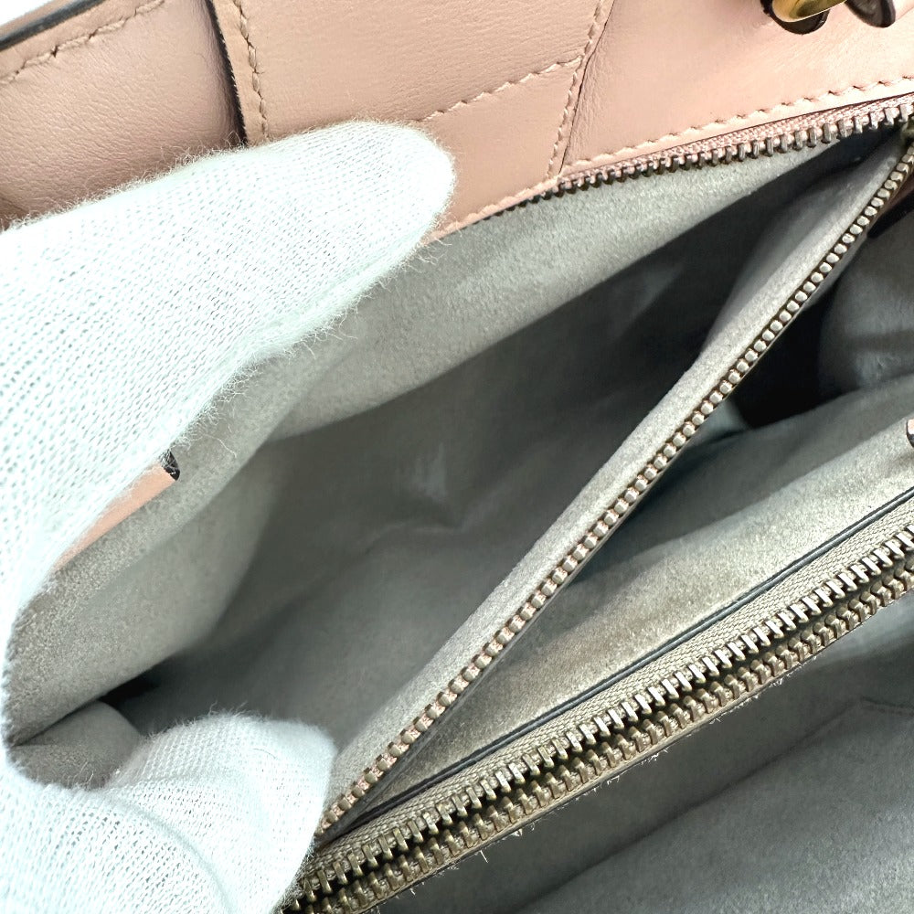 GUCCI Handbag 448054 leather pink GG Marmont