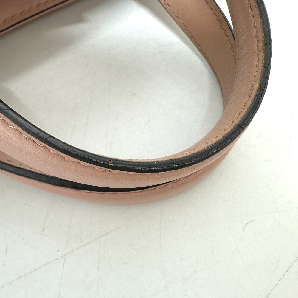 GUCCI Handbag 448054 leather pink GG Marmont
