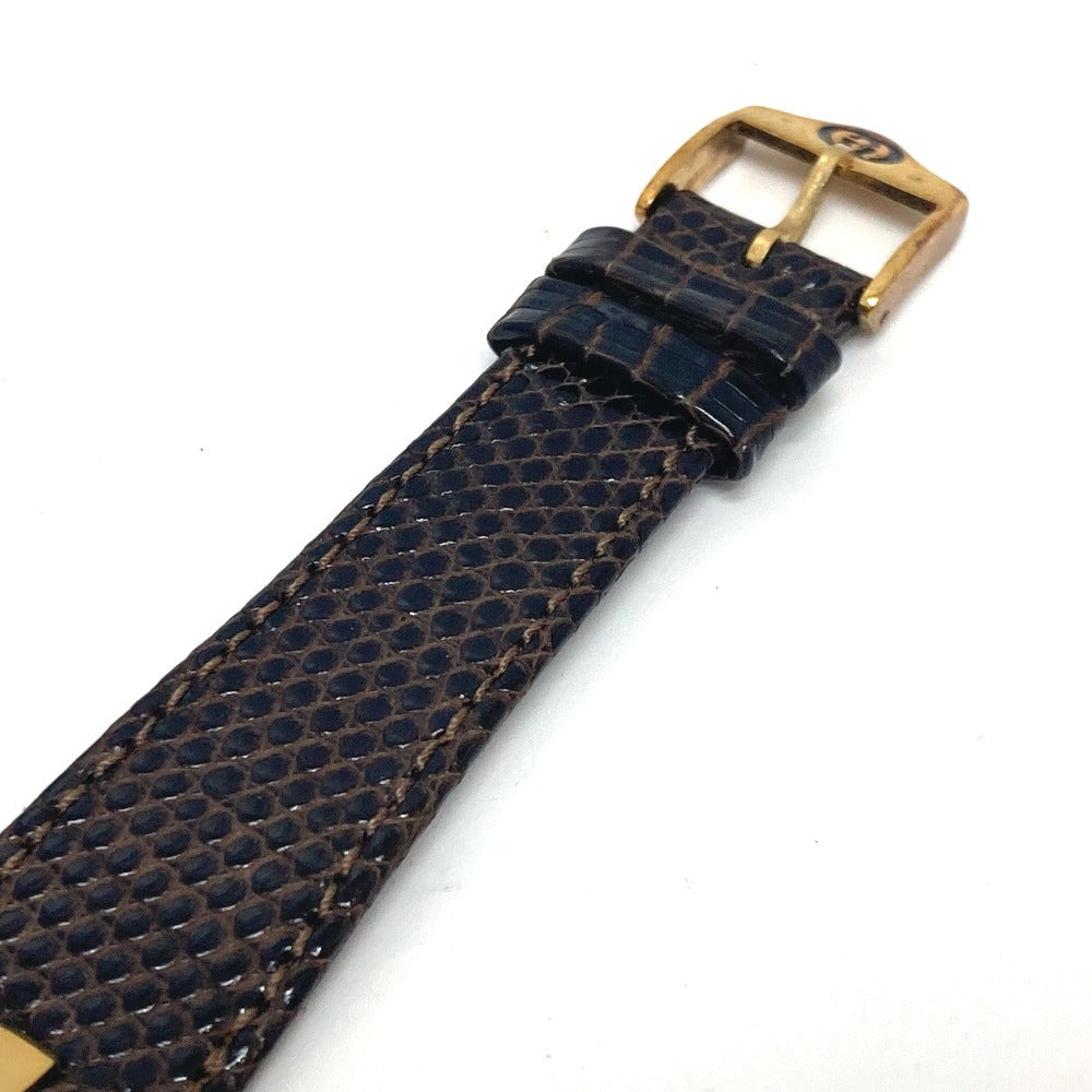 GUCCI Watches Quartz 3400F Gold Plated gold gold dial mens Used