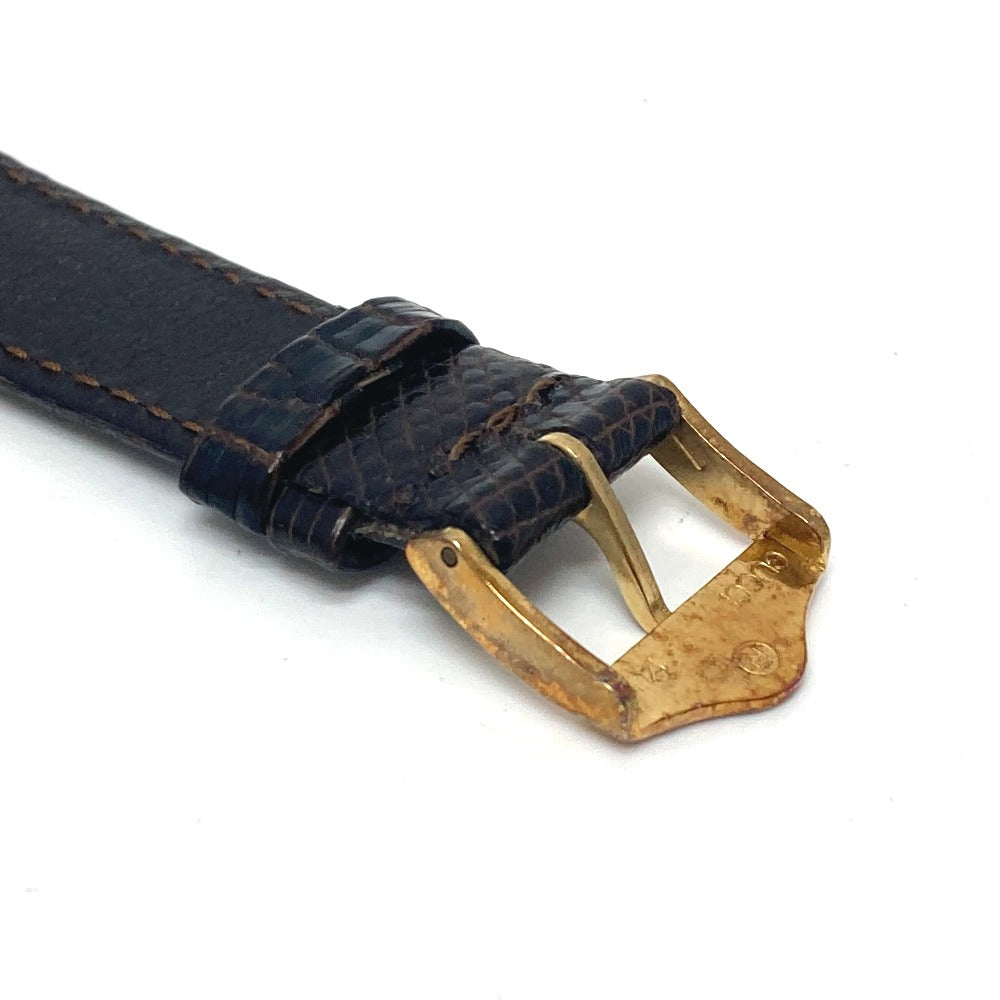 GUCCI Watches Quartz 3400F Gold Plated gold gold dial mens Used