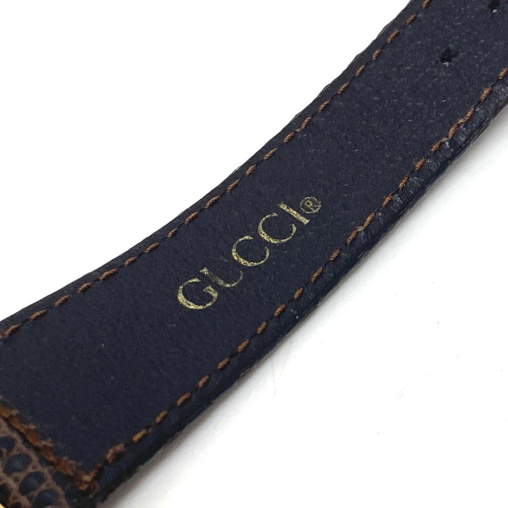 GUCCI Watches Quartz 3400F Gold Plated gold gold dial mens Used
