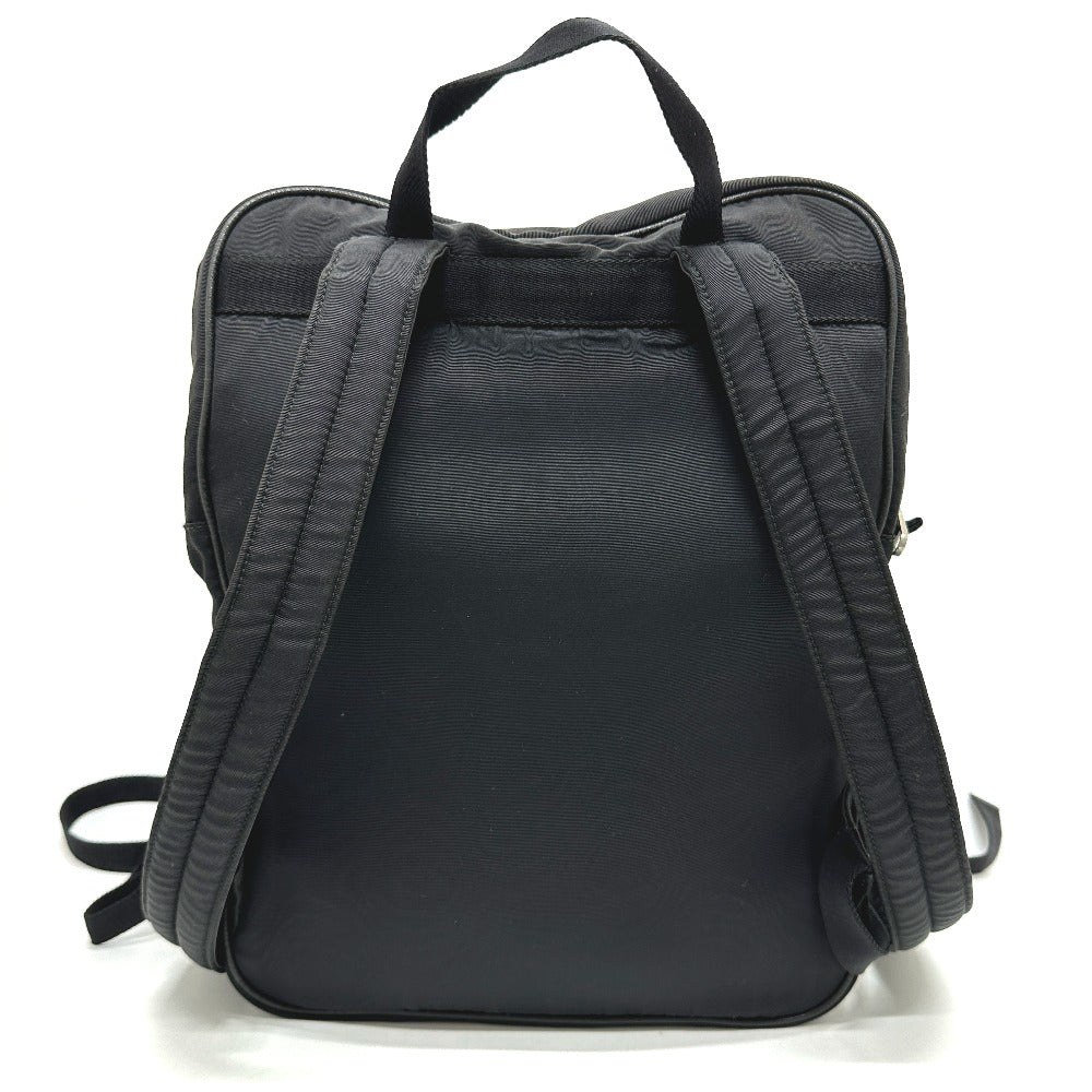 GUCCI Backpack 536724 canvas black Sequined logo interlocking G mens Used