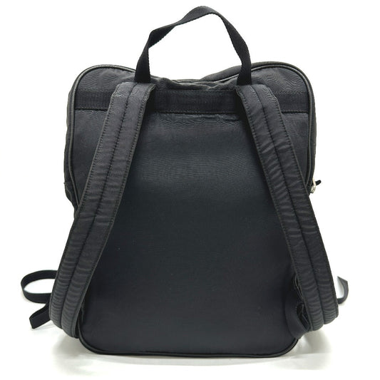 GUCCI Backpack 536724 canvas black Sequined logo interlocking G mens Used