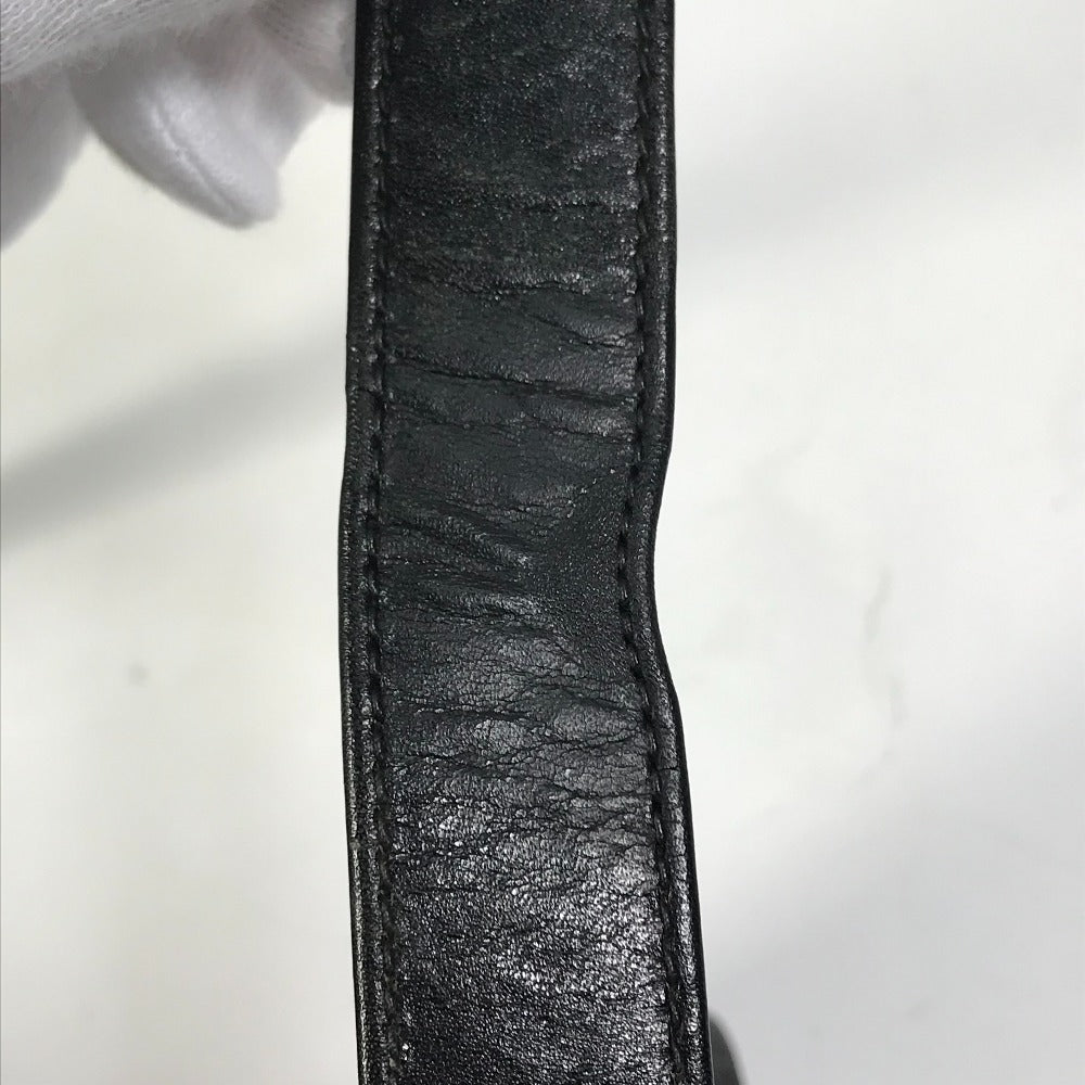 GUCCI Shoulder Bag leather black Old Gucci horsebit old gucci Women Used