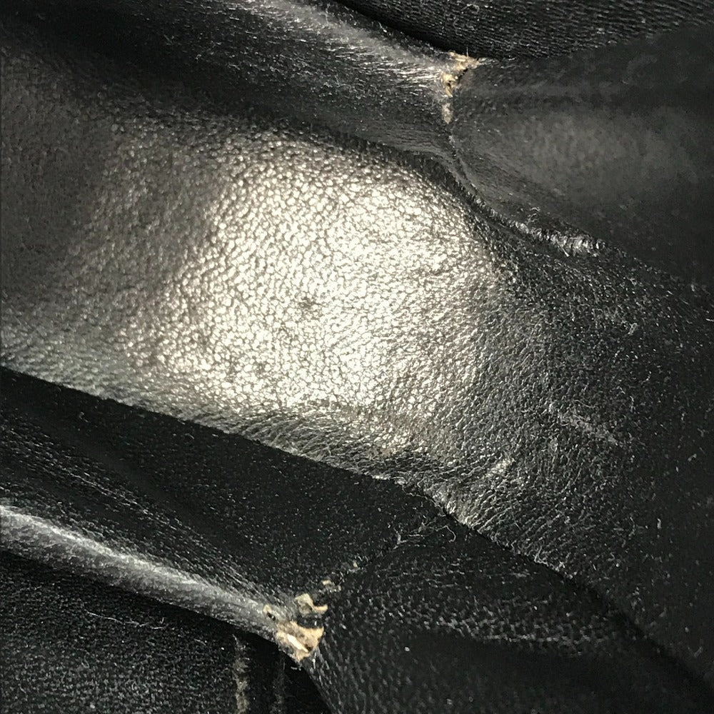 GUCCI Shoulder Bag leather black Old Gucci horsebit old gucci Women Used