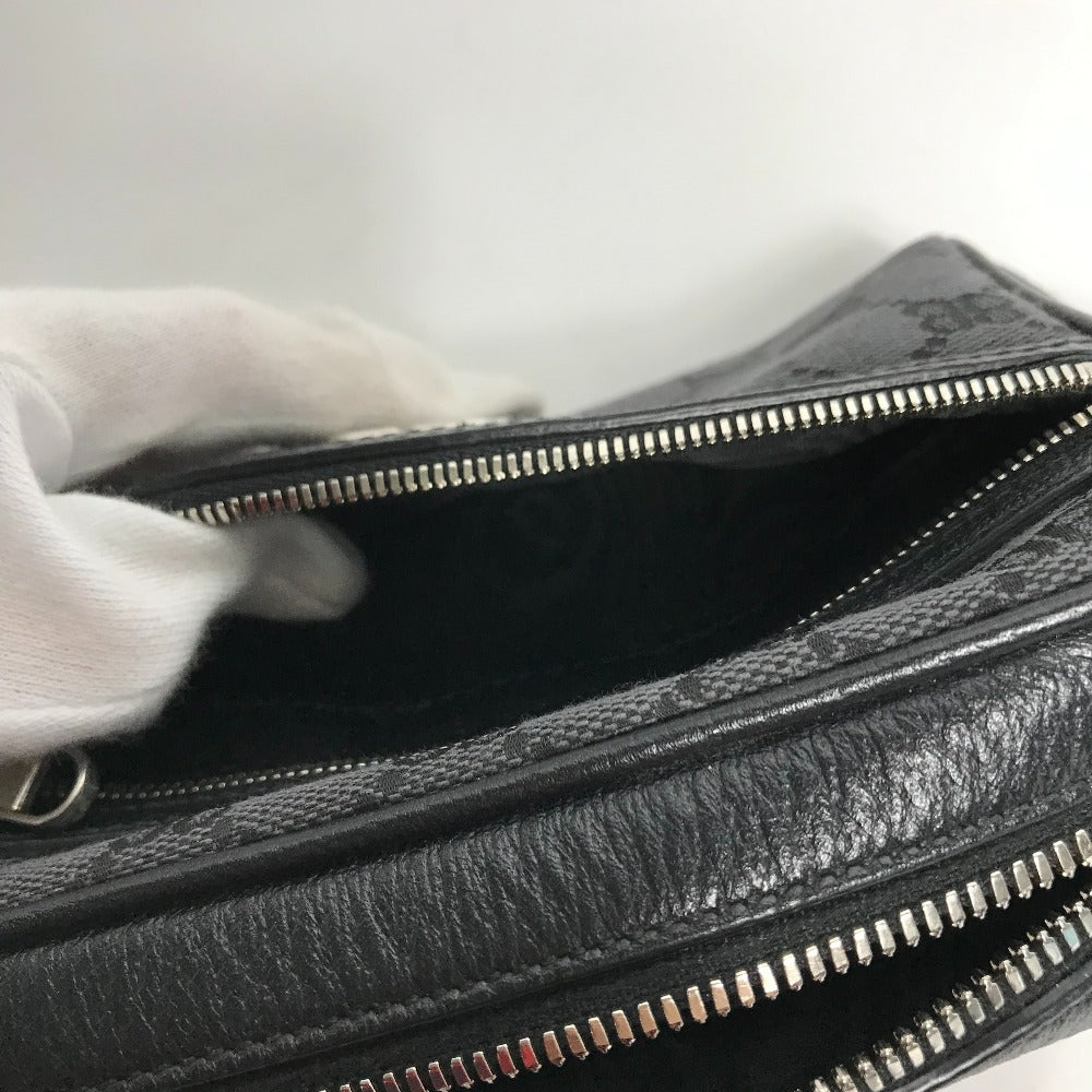 GUCCI Shoulder Bag 680128 Canvas / leather black Balenciaga Balenciaga collaboration Hacker Project GG