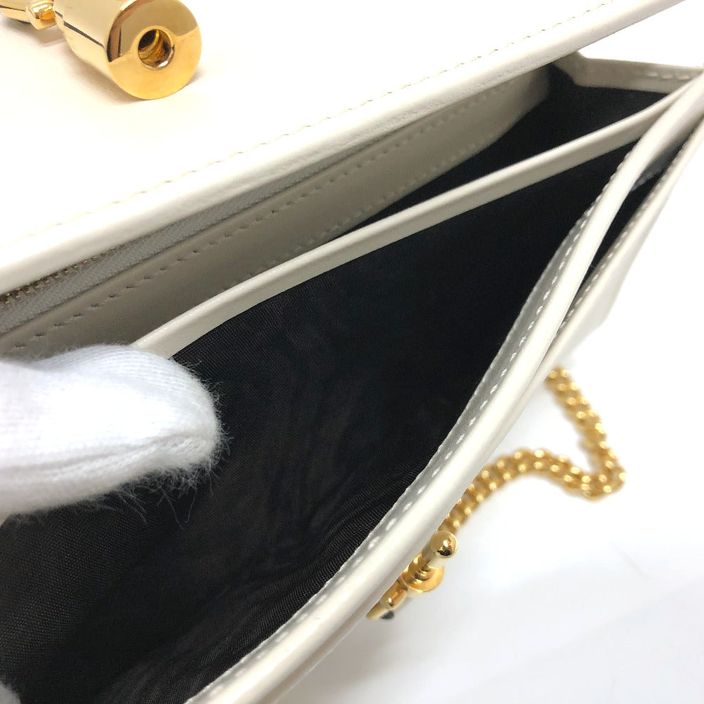GUCCI Long Wallet Purse 652681 leather white Jackie 1961 Women Used