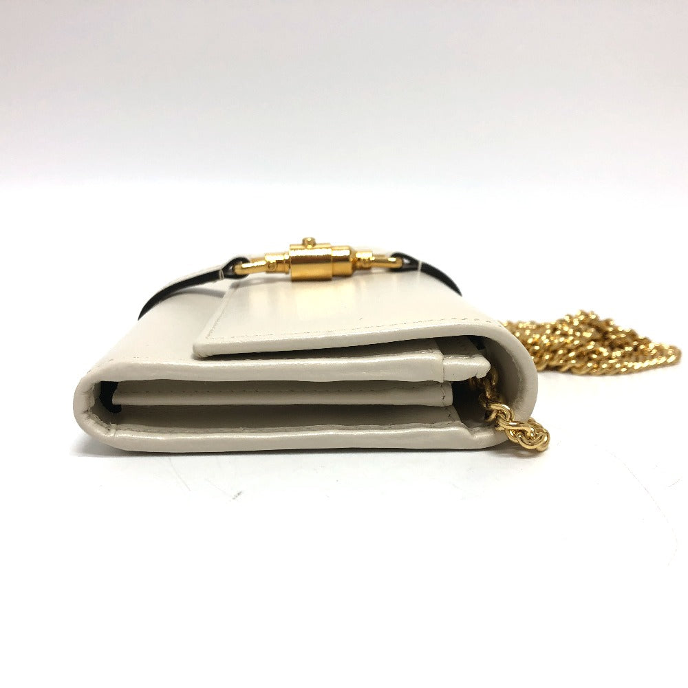 GUCCI Long Wallet Purse 652681 leather white Jackie 1961 Women Used