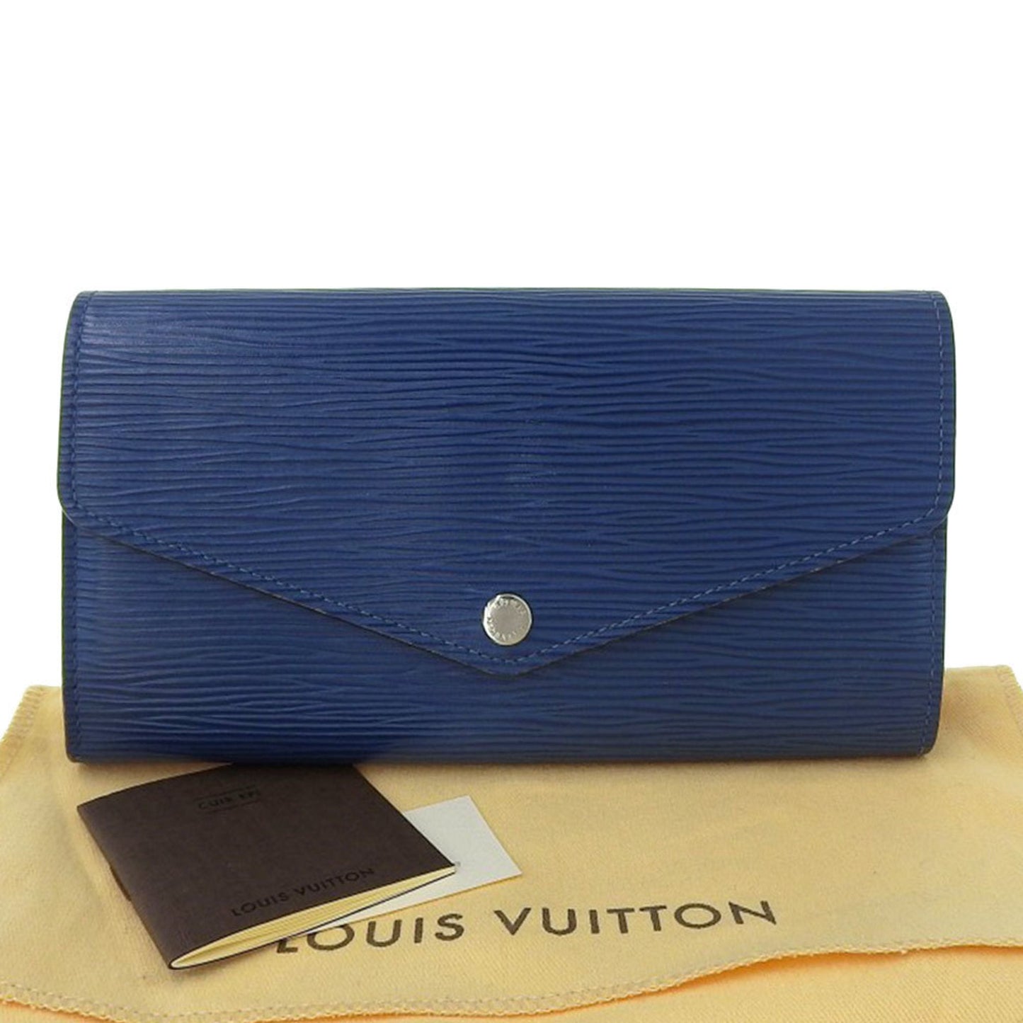 Louis Vuitton Epi  Epi Leather Long Wallet (Bi-Fold)