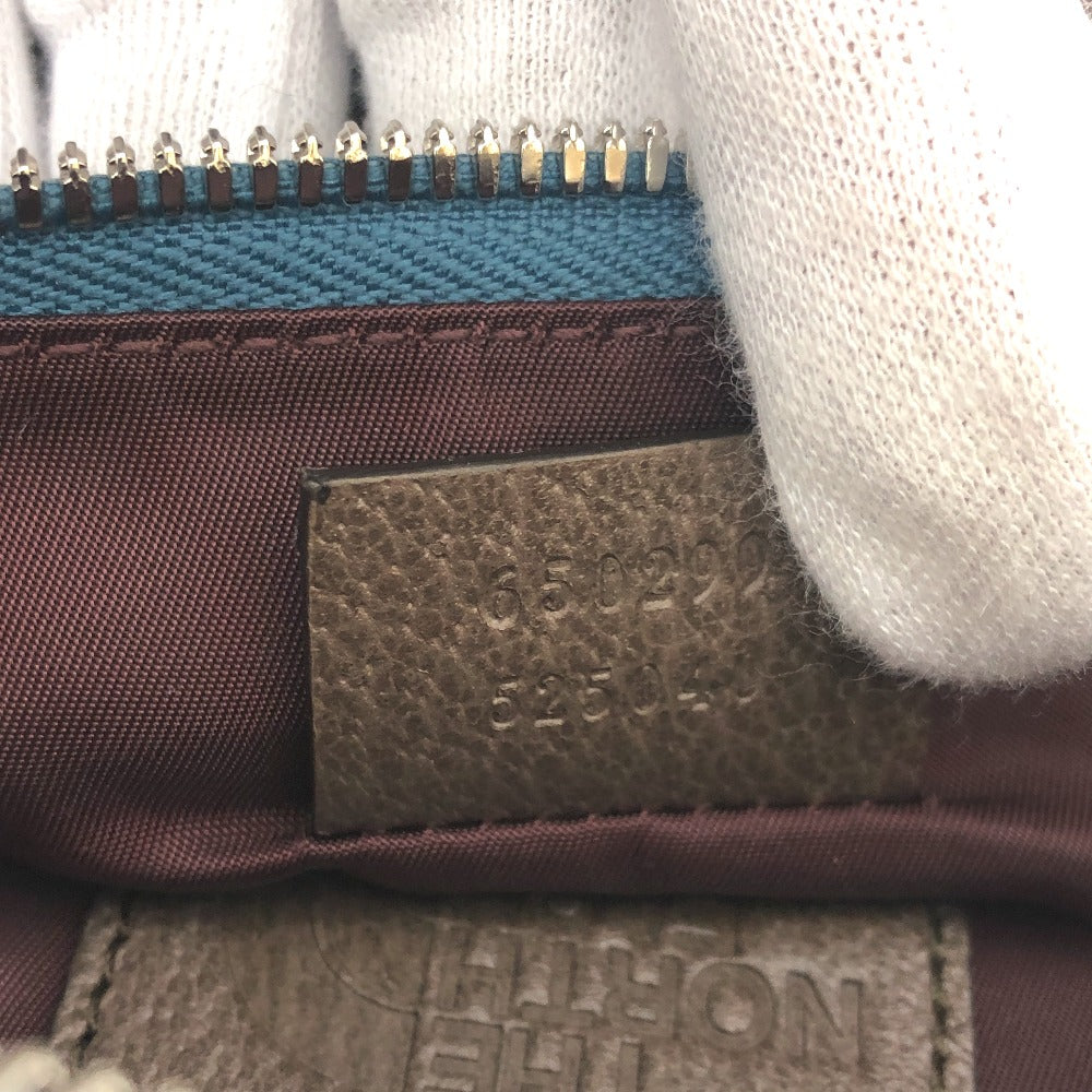GUCCI Sling bag 650299 Nylon Brown THE NORTH FACE collaboration waist pouch Women Used