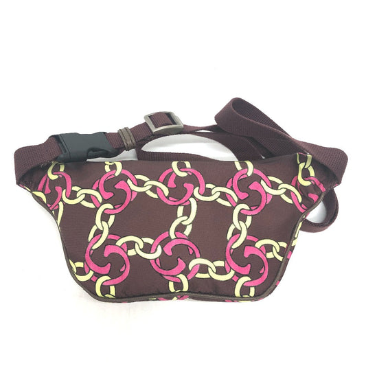 GUCCI Sling bag 650299 Nylon Brown THE NORTH FACE collaboration waist pouch Women Used