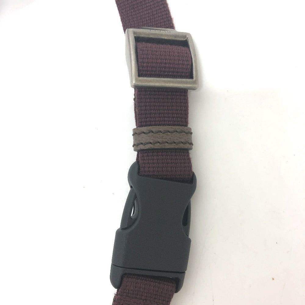 GUCCI Sling bag 650299 Nylon Brown THE NORTH FACE collaboration waist pouch Women Used