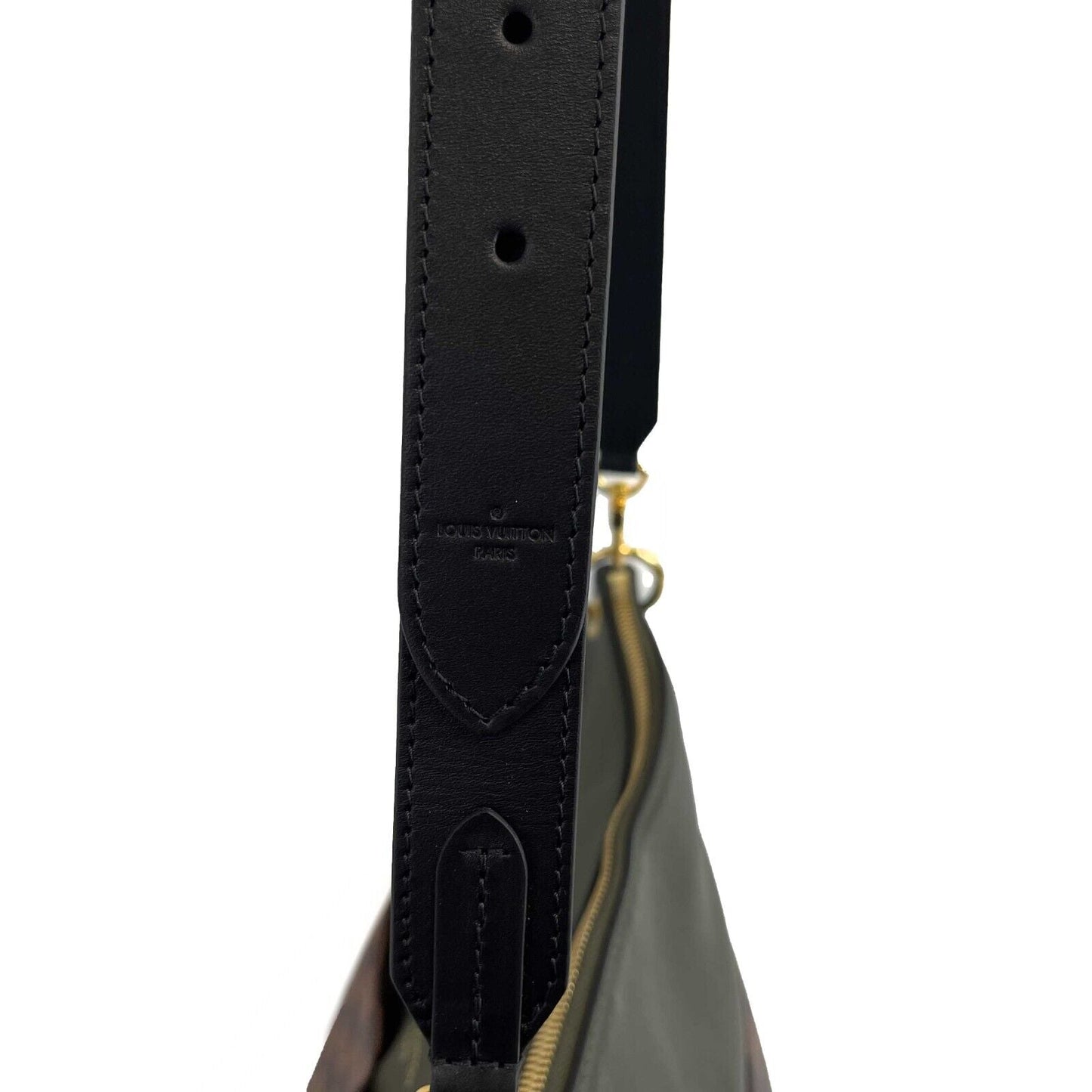 LOUIS VUITTON - Damier Ebene Canvas Maida Hobo - Brown/Green Shoulder Bag