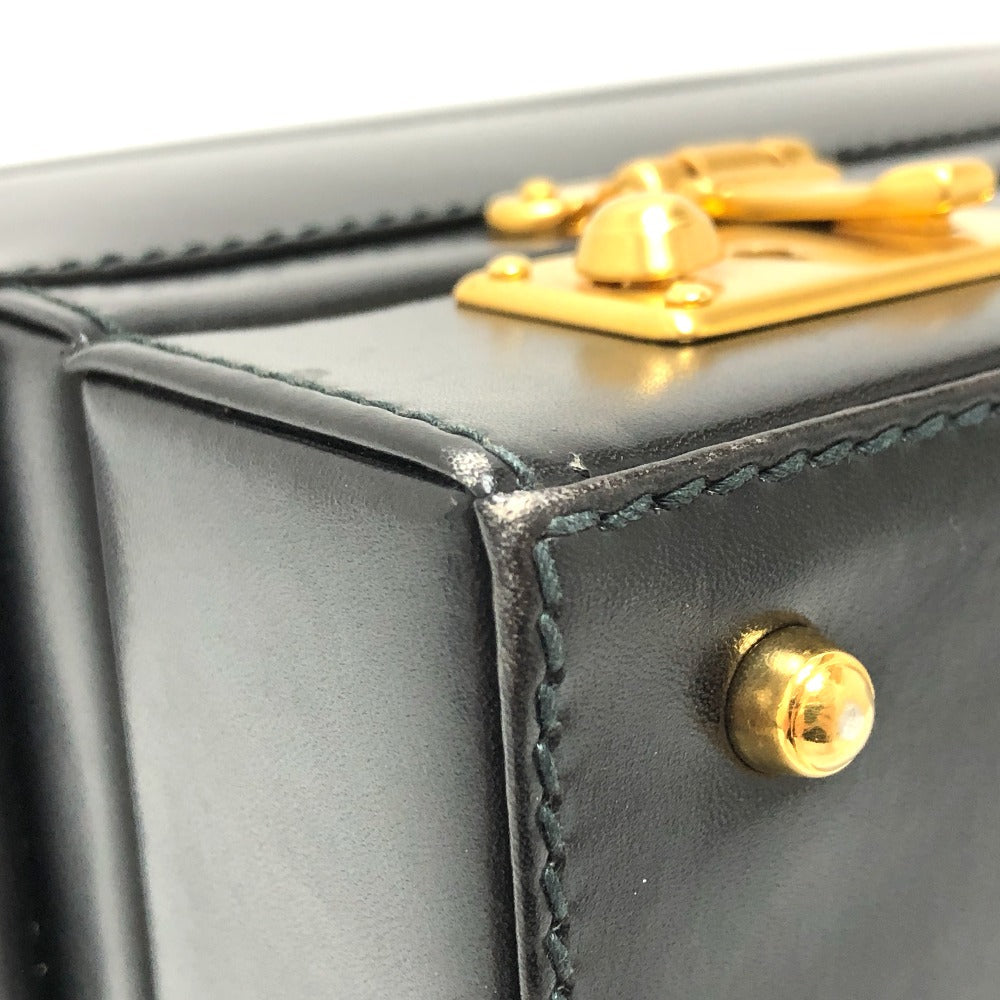 GUCCI Handbag 110 0218 leather black old gucci purse Women Used