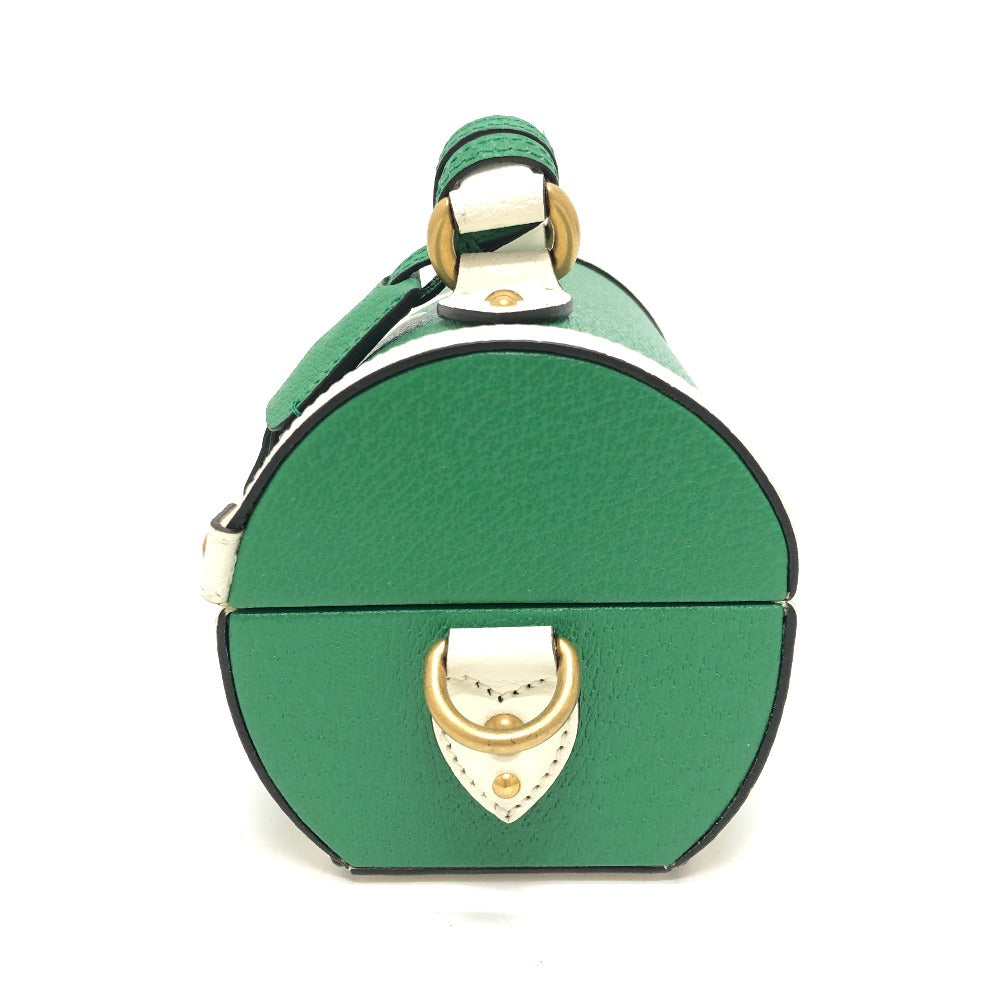 GUCCI Handbag 723801 leather green logo golf ball case Women Used