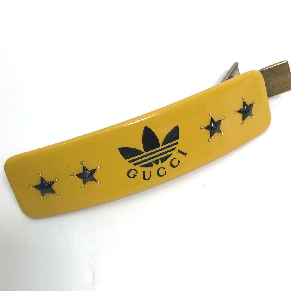 GUCCI Valletta 702940 plastic yellow hair accessory Adidas ADIDAS collaboration Women Used