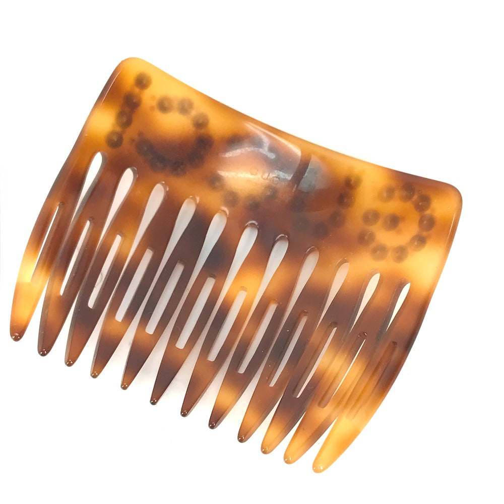 GUCCI Other accessories 503957 plastic Brown Rhinestone GG hair comb comb