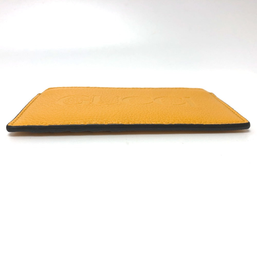 GUCCI Coin case 725550 leather yellow logo fragment case mens Used