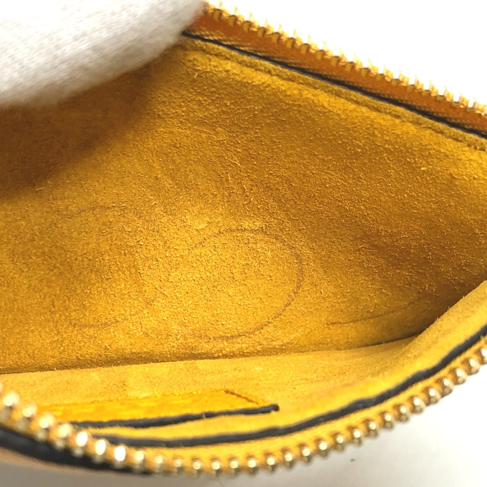 GUCCI Coin case 725550 leather yellow logo fragment case mens Used