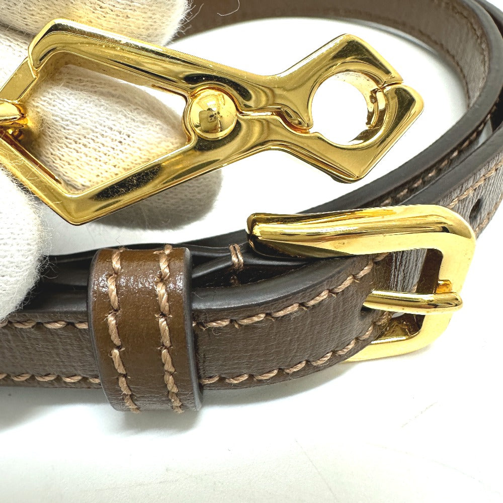 GUCCI Handbag 621220 GG Supreme Canvas Brown Horsebit Women Used