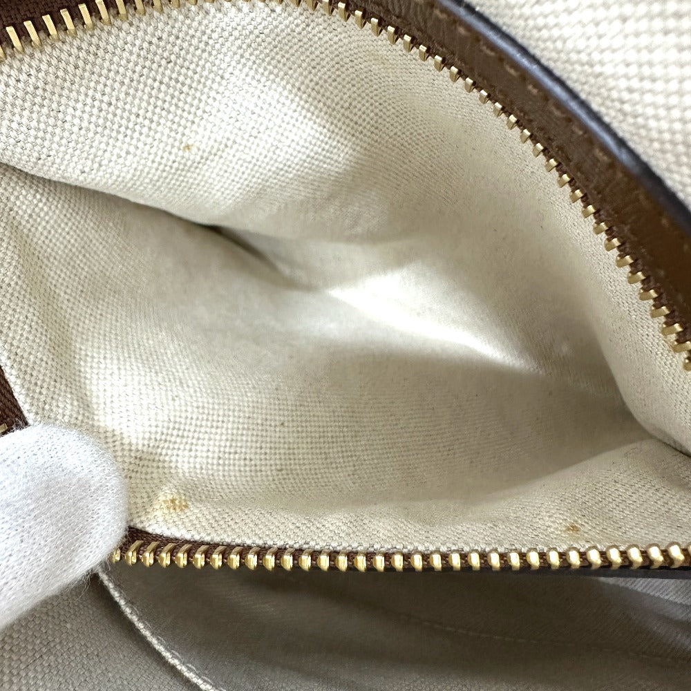 GUCCI Handbag 621220 GG Supreme Canvas Brown Horsebit Women Used
