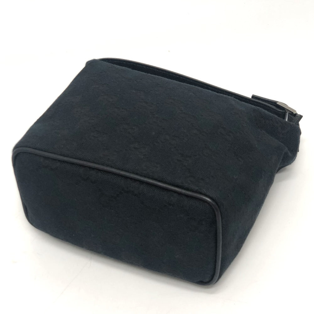 GUCCI Cosmetics Pouch 039-1147 GG canvas black GG canvas