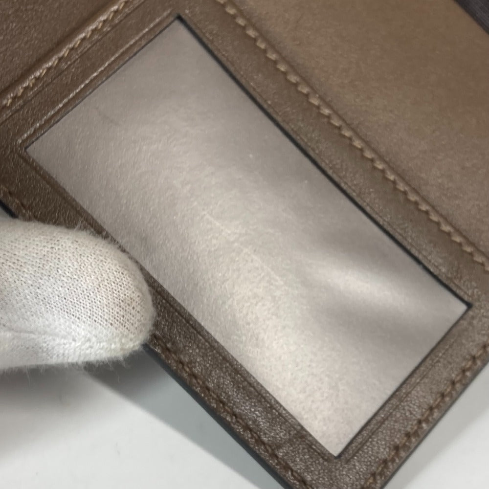 GUCCI passport case 346079 leather Brown Guccissima logo