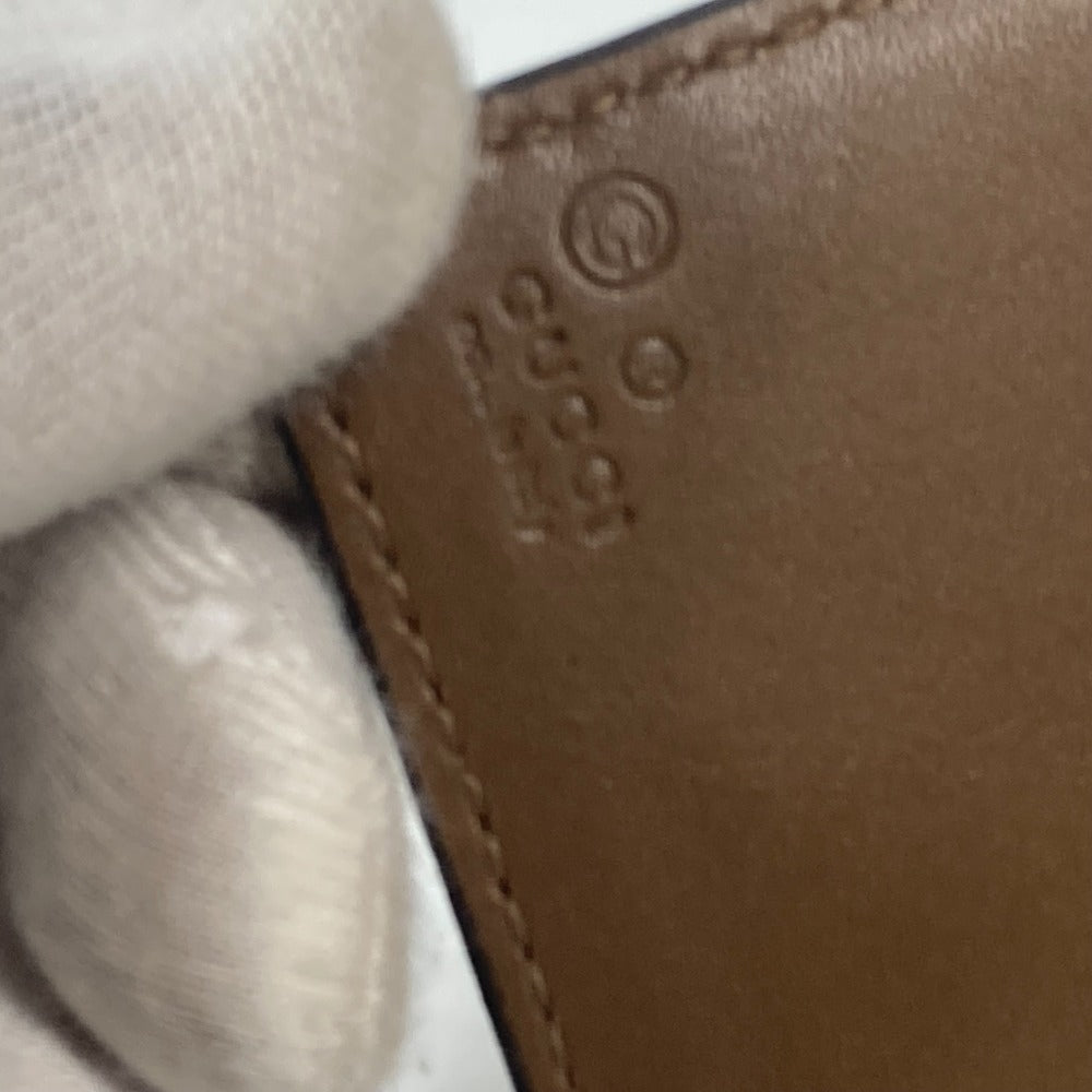 GUCCI passport case 346079 leather Brown Guccissima logo