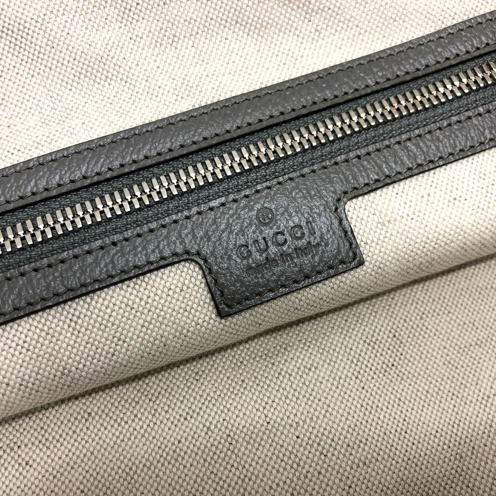 GUCCI Tote Bag 779510 canvas white Embossed logo canvas
