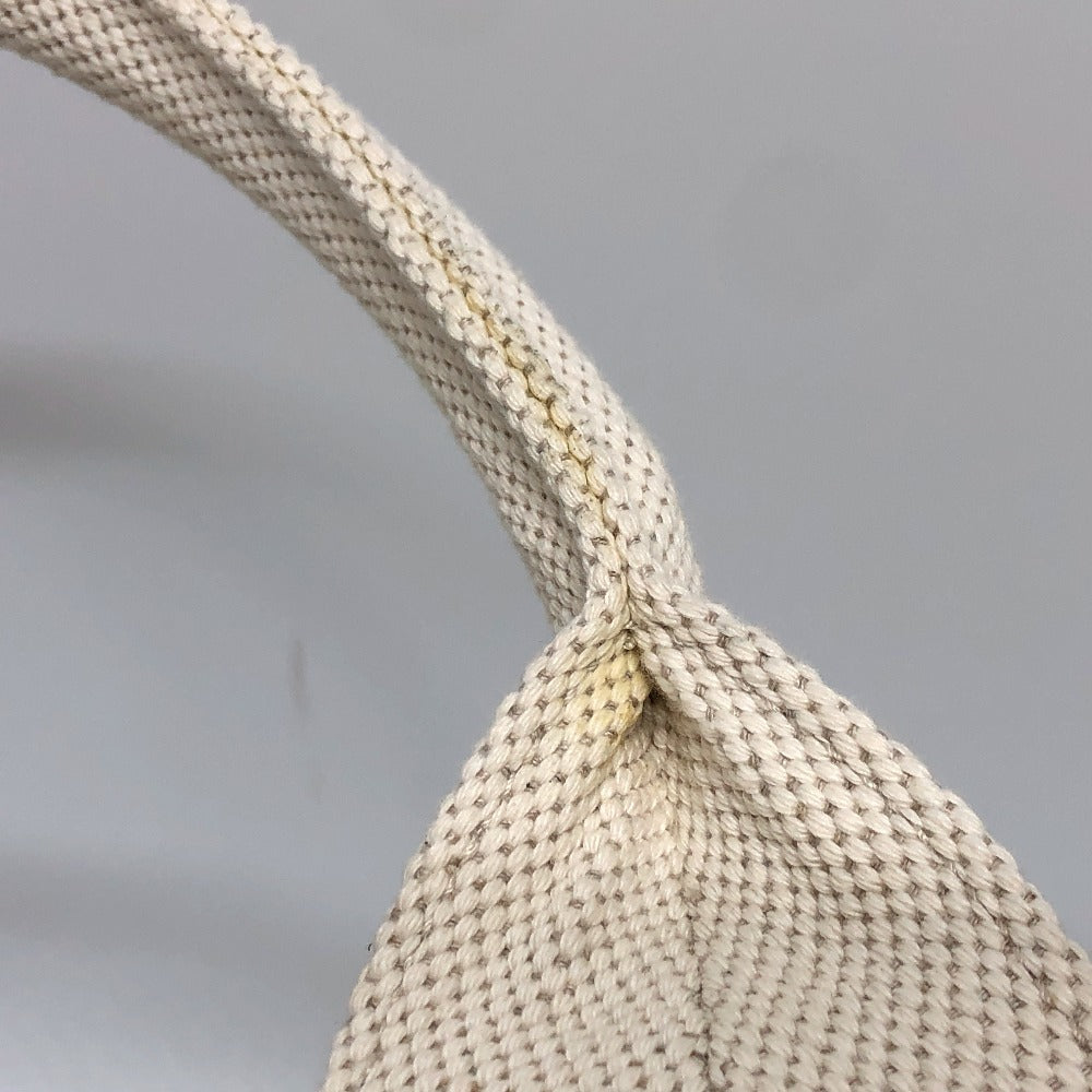 GUCCI Tote Bag 779510 canvas white Embossed logo canvas