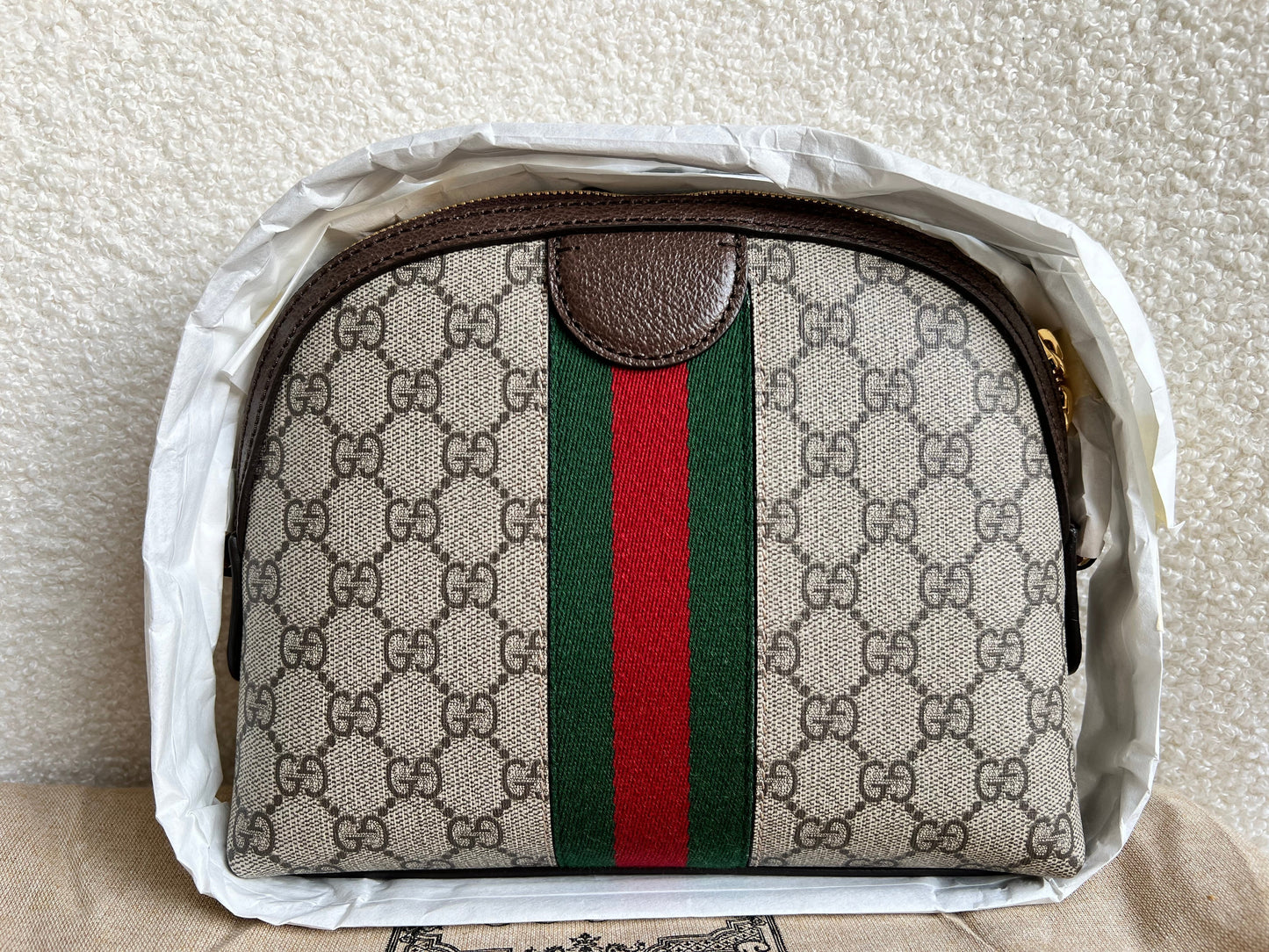 Gucci Ophidia GG Supreme Rounded Top Shoulder Bag (RRP £1,380)