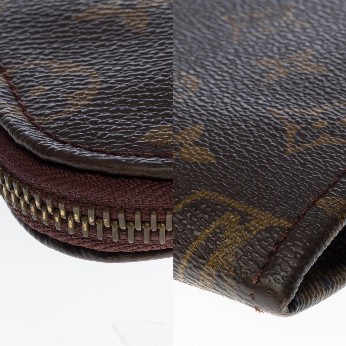 LOUIS VUITTON document holder in brown monogram canvas