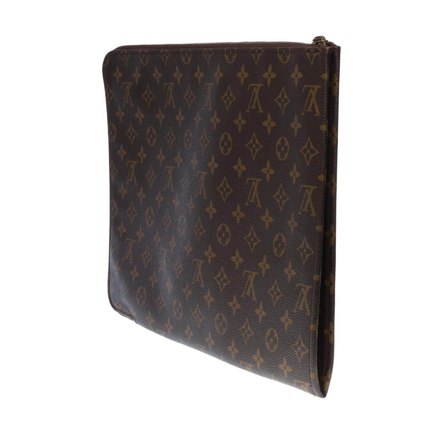 LOUIS VUITTON document holder in brown monogram canvas