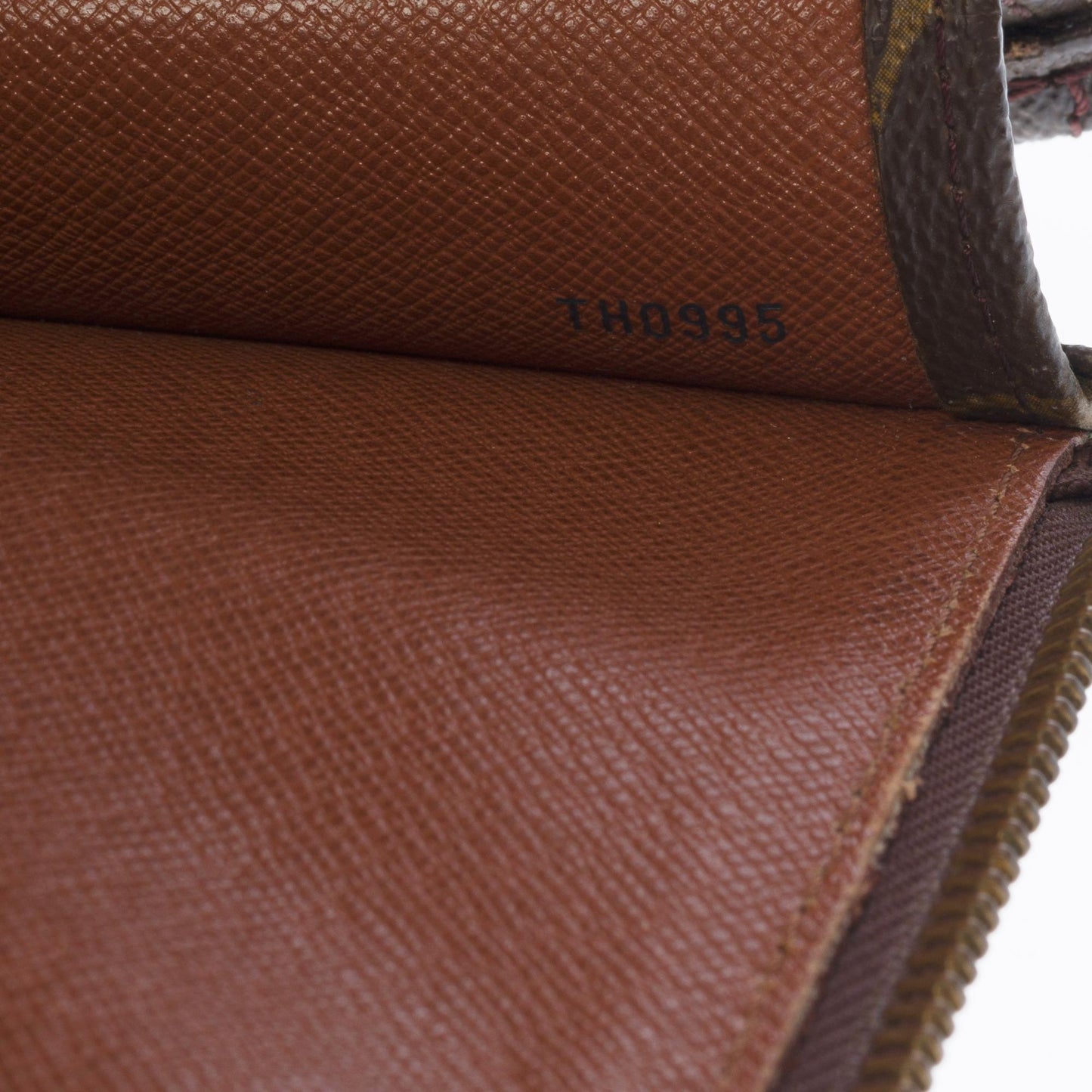 LOUIS VUITTON document holder in brown monogram canvas