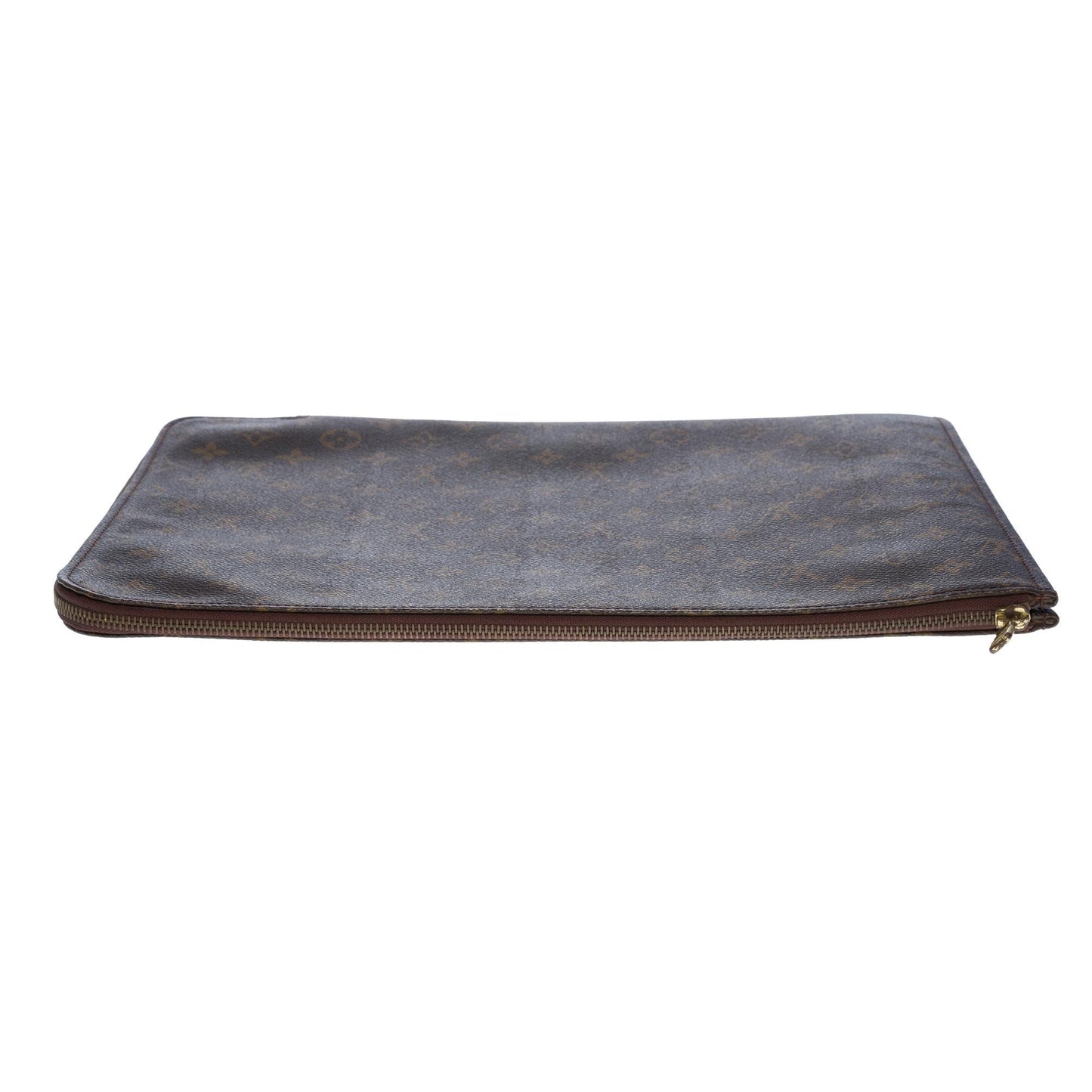 LOUIS VUITTON document holder in brown monogram canvas