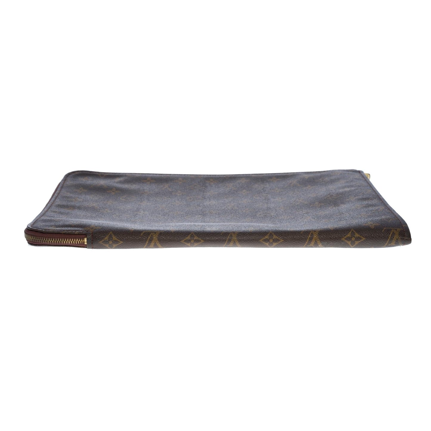 LOUIS VUITTON document holder in brown monogram canvas