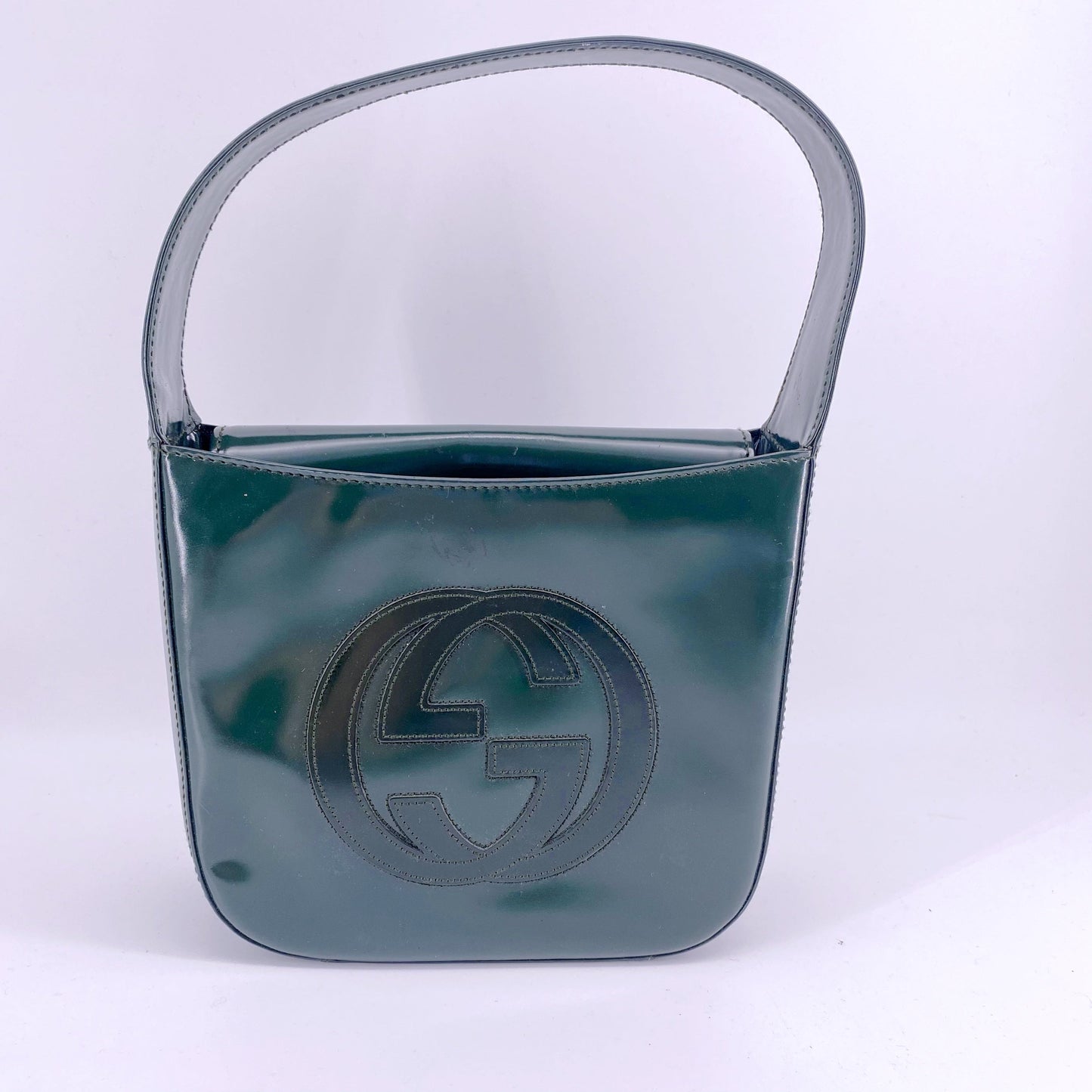 Gucci patent leather handbag TWS