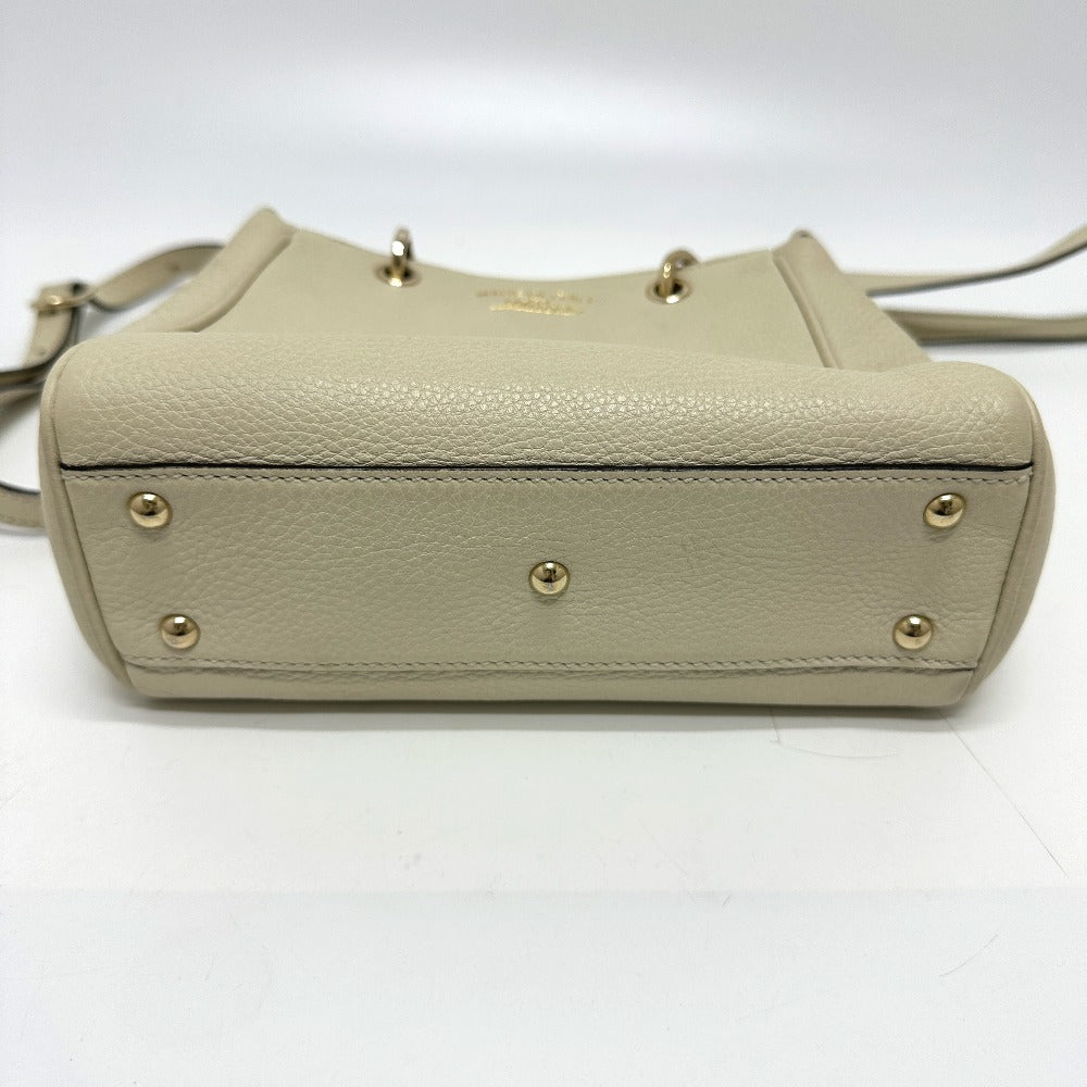 GUCCI Handbag 368823 leather white logo Women Used
