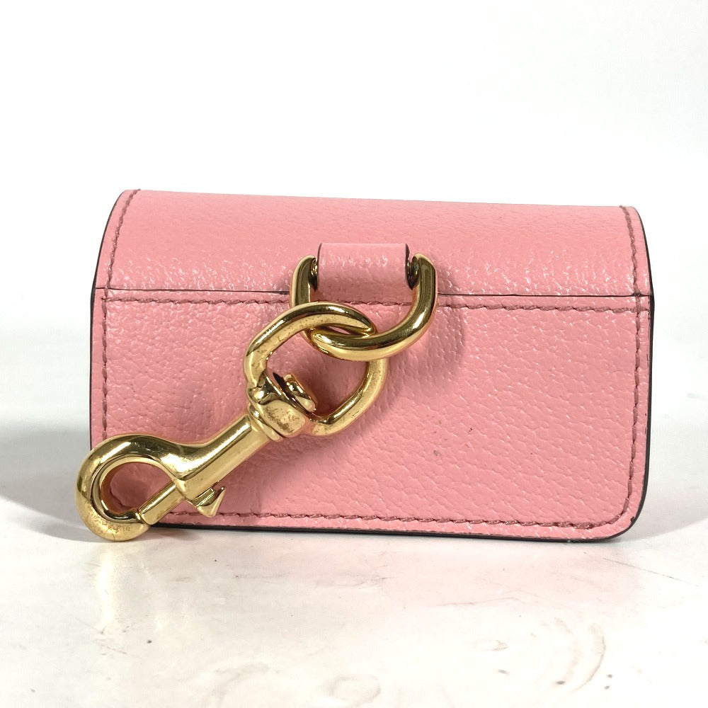 GUCCI key ring 692956 leather pink pet dog puppy dog Etiquette Bag Holder