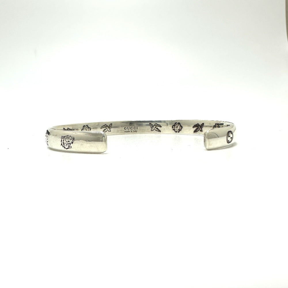 GUCCI Bangle 454287 SV925 Silver Blind for love Women 17 Used