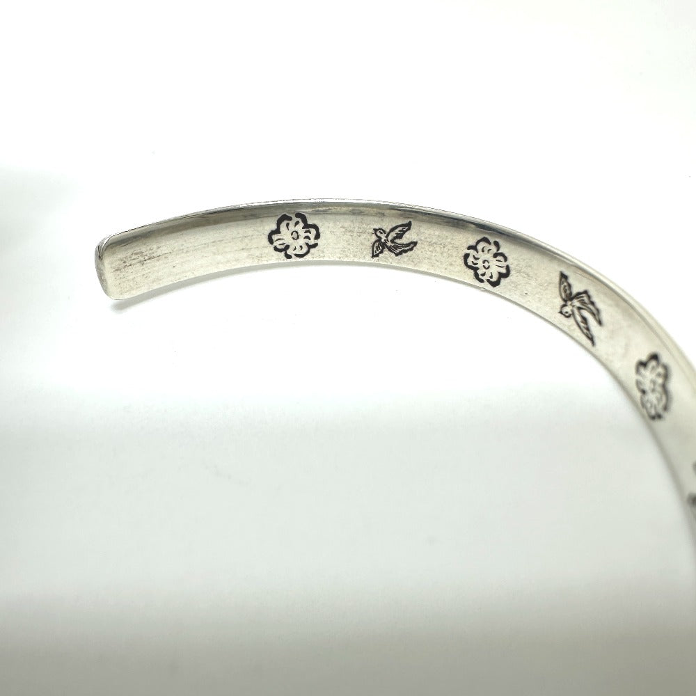 GUCCI Bangle 454287 SV925 Silver Blind for love Women 17 Used