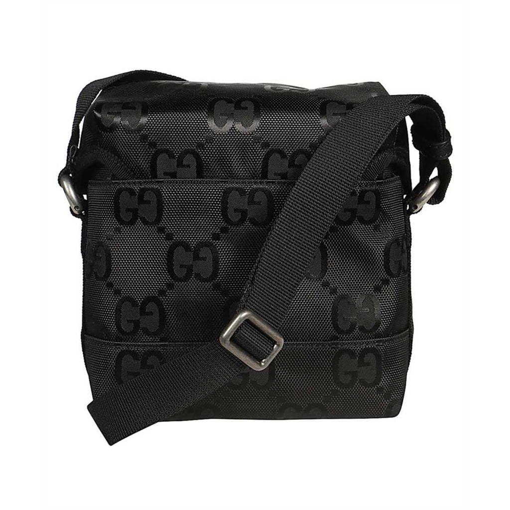 Gucci Off the Grid GG Nylon Messenger Bag in Black