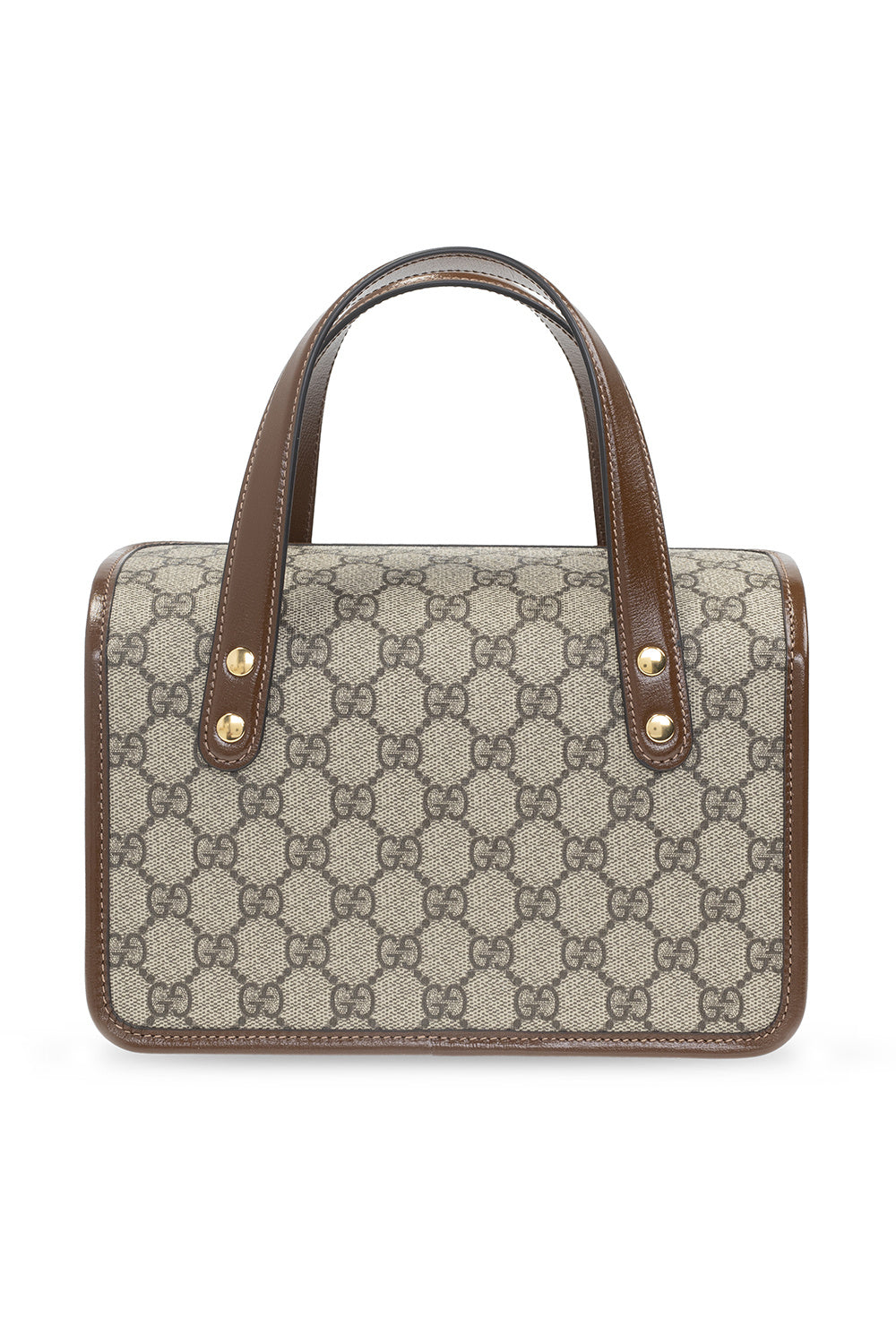 Gucci Horsebit 1955 GG Mini Top Handle Bag in Brown
