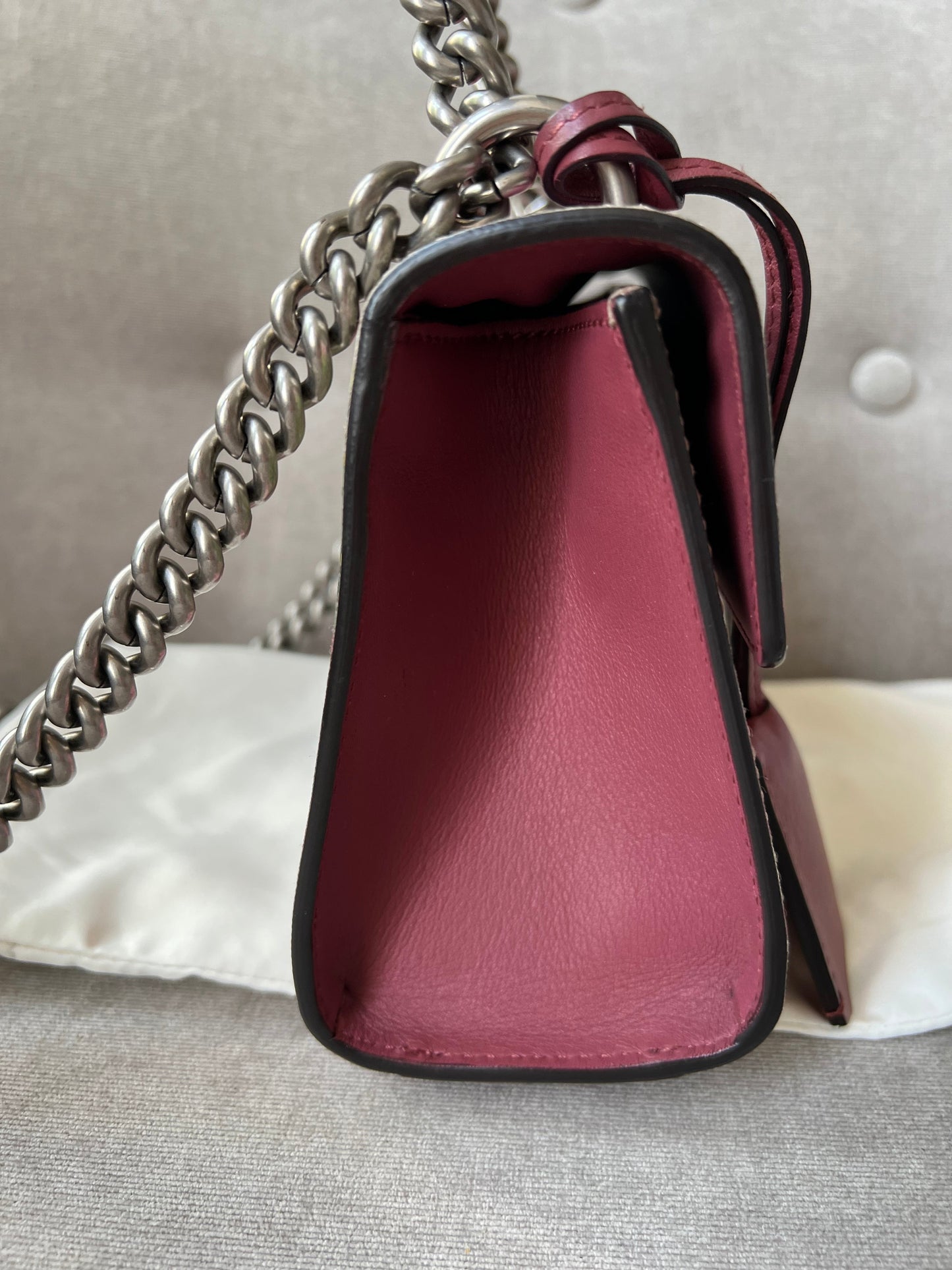 Gucci Small Padlock Blooms GG Supreme Bag