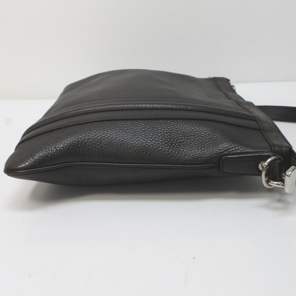 GUCCI Shoulder Bag 233329 leather Dark brown Women Used