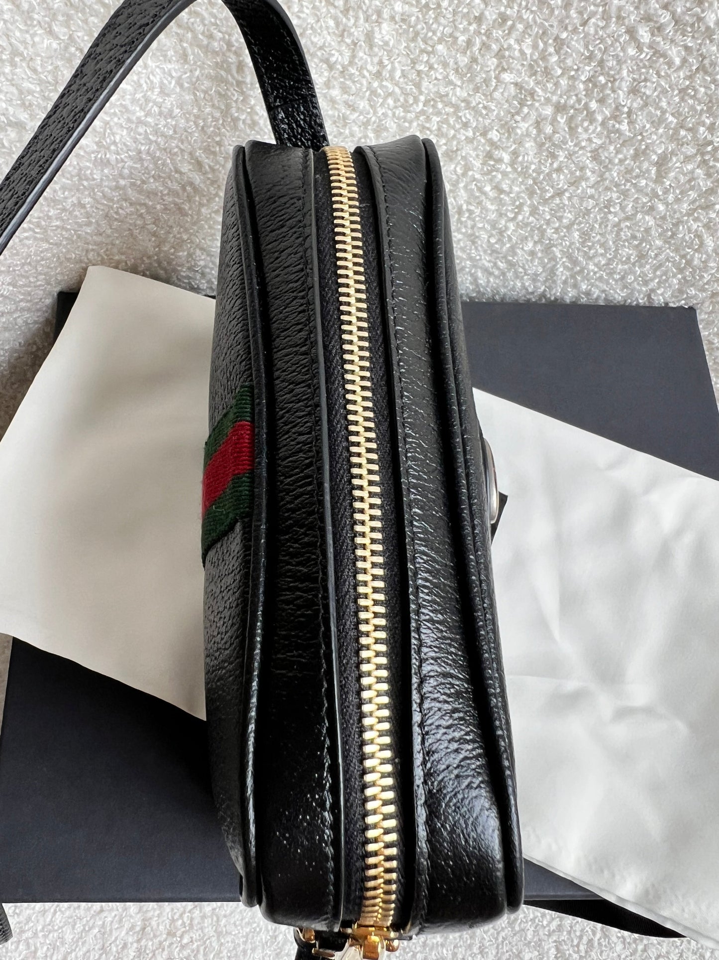 Gucci GG Black Ophidia Mini Shoulder Bag