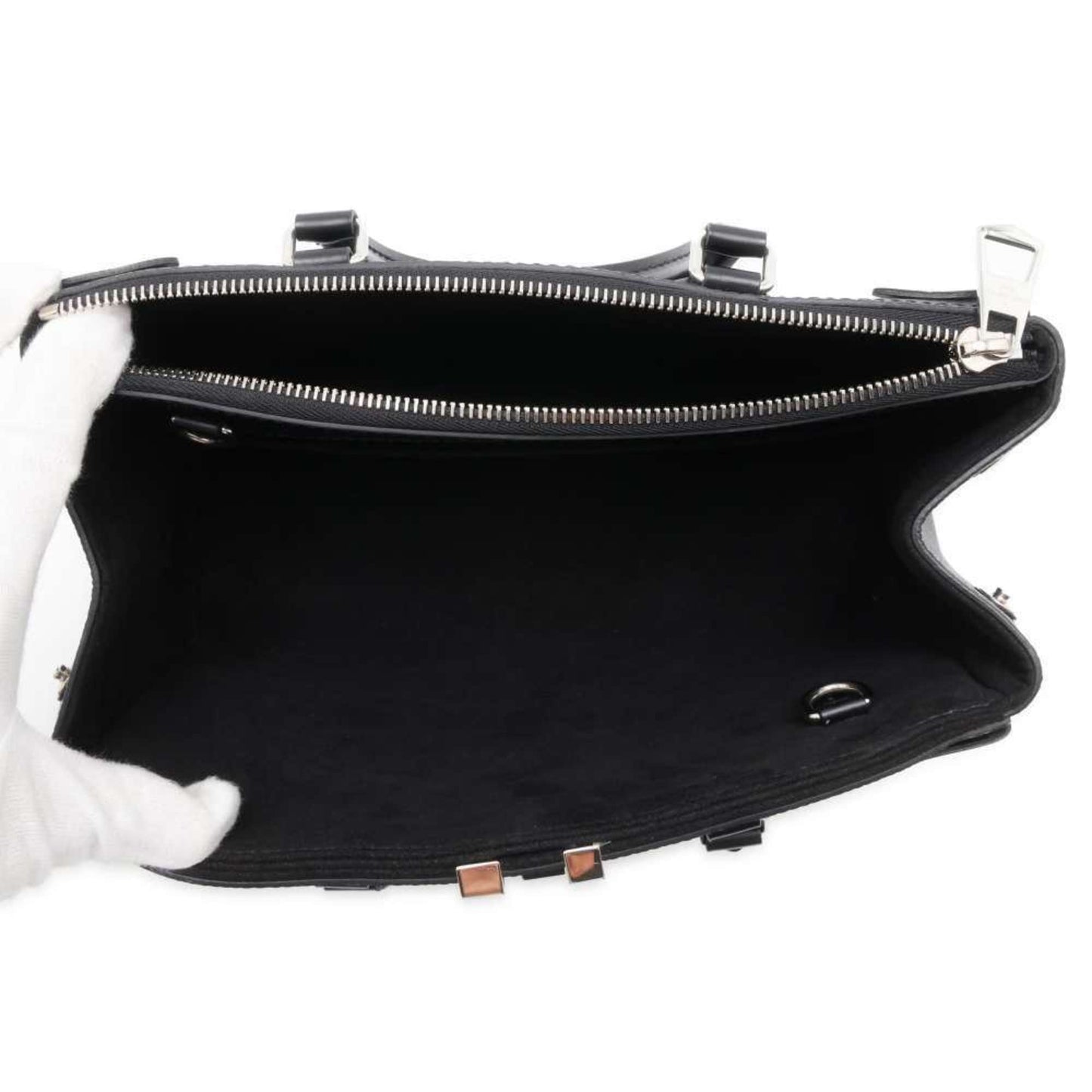 Louis Vuitton Epi  Noir Epi Leather Handbag