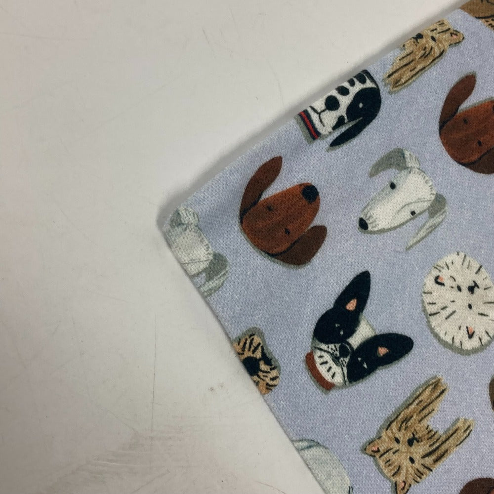 GUCCI Tote Bag canvas blue Dog Dog Puppy Women Used