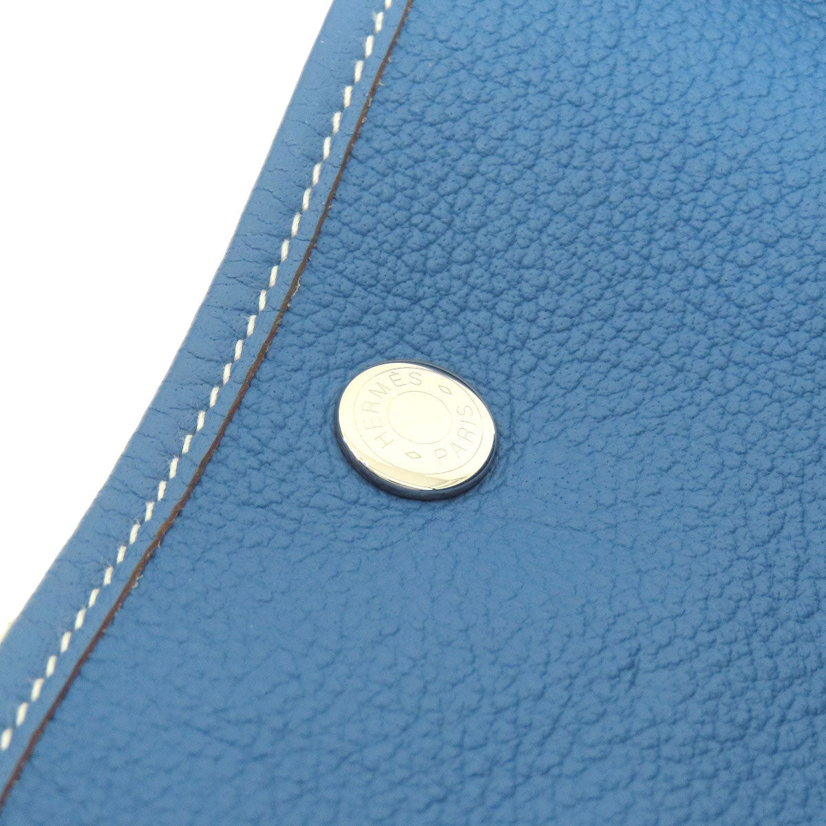 HERMES Tote Bag Negonda blue Garden Party PM Blue type SilverMetal Women Used